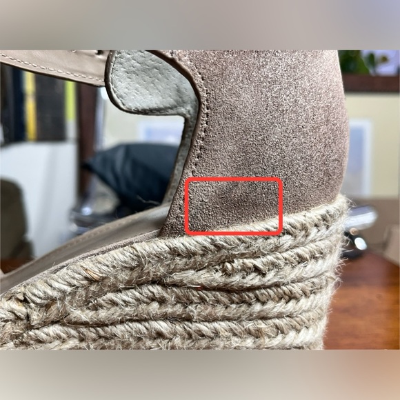 NWT - Marc Fisher Alita Platform Wedge Espadrille Sandals in Light Natural Sz 11 - Picture 10 of 10